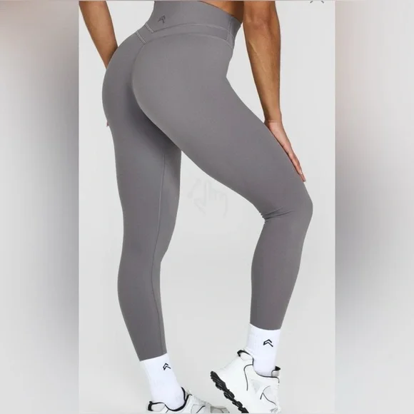 Oner Active Unified High Waisted Leggings - Charcoal Gray Size L - Picture 2 of 9